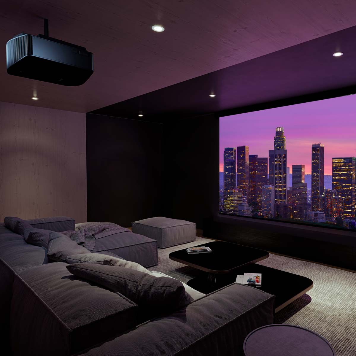 purple screen sony home theater